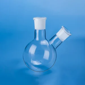 Double Neck Quartz Flask