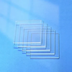 Stack of Aoxin high-transmission square quartz glass plates - Cover image