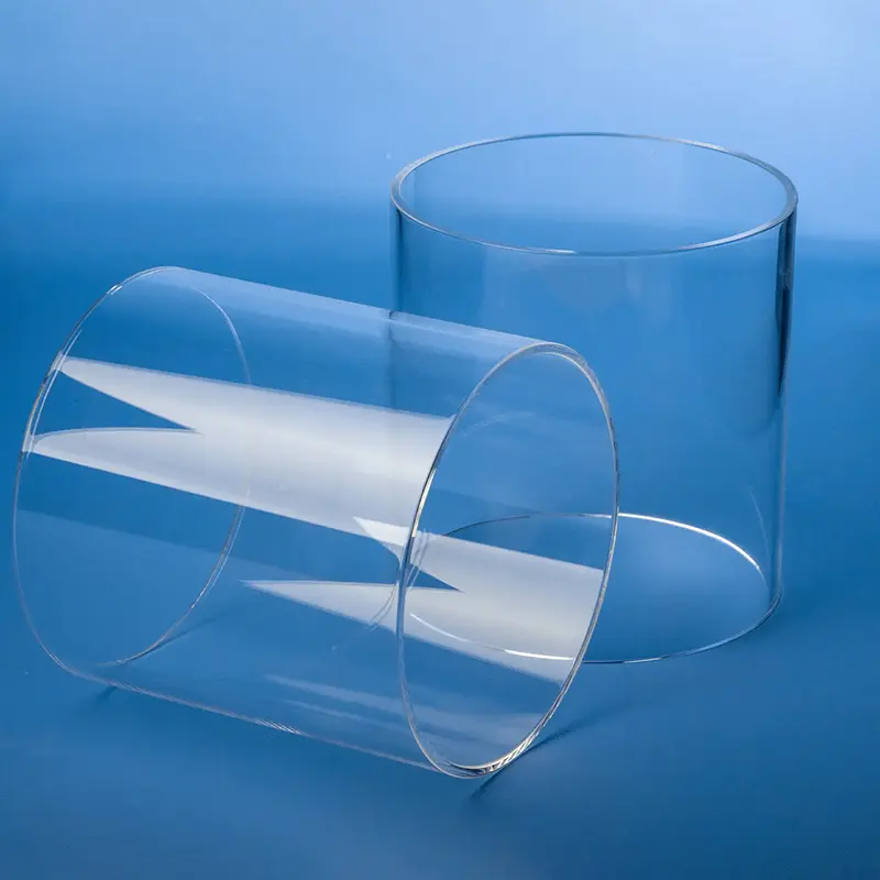 Large size quartz tube
