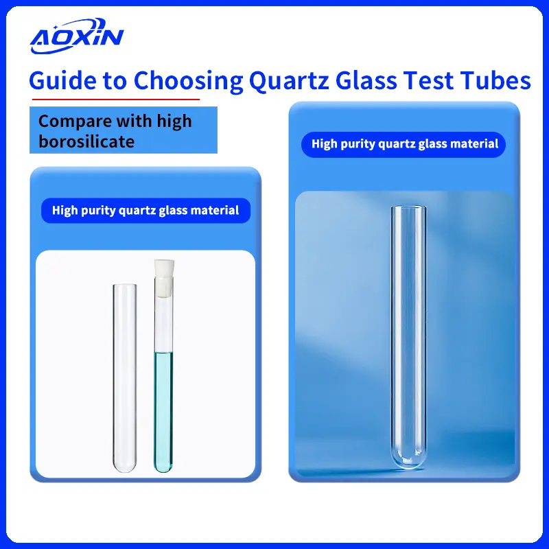 Quartz Thread Testware High Purity Quartz Glass Test Tubes | Lab & Photochemical Use