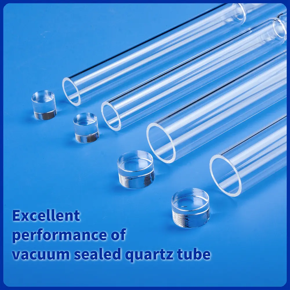 Excellent vacuum sealing performance of Aoxin Quartz tubes with precision ends