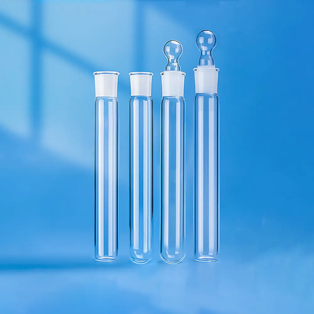Aoxin Quartz reaction tubes with ground stoppers - cover image