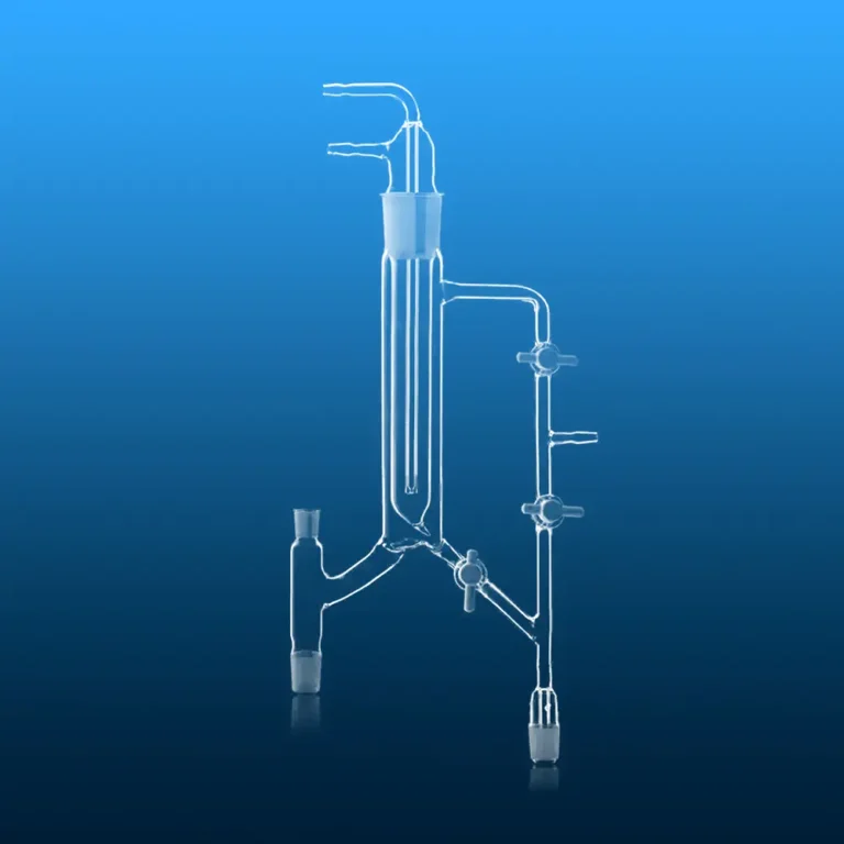 Aoxin custom quartz fractionating distillation head assembly with multiple joints and stopcocks - Cover image
