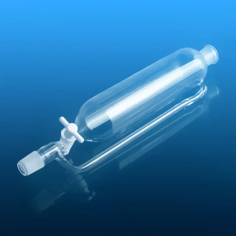 Aoxin Quartz pressure-equalizing dropping funnel with PTFE stopcock and ground joints - Cover image