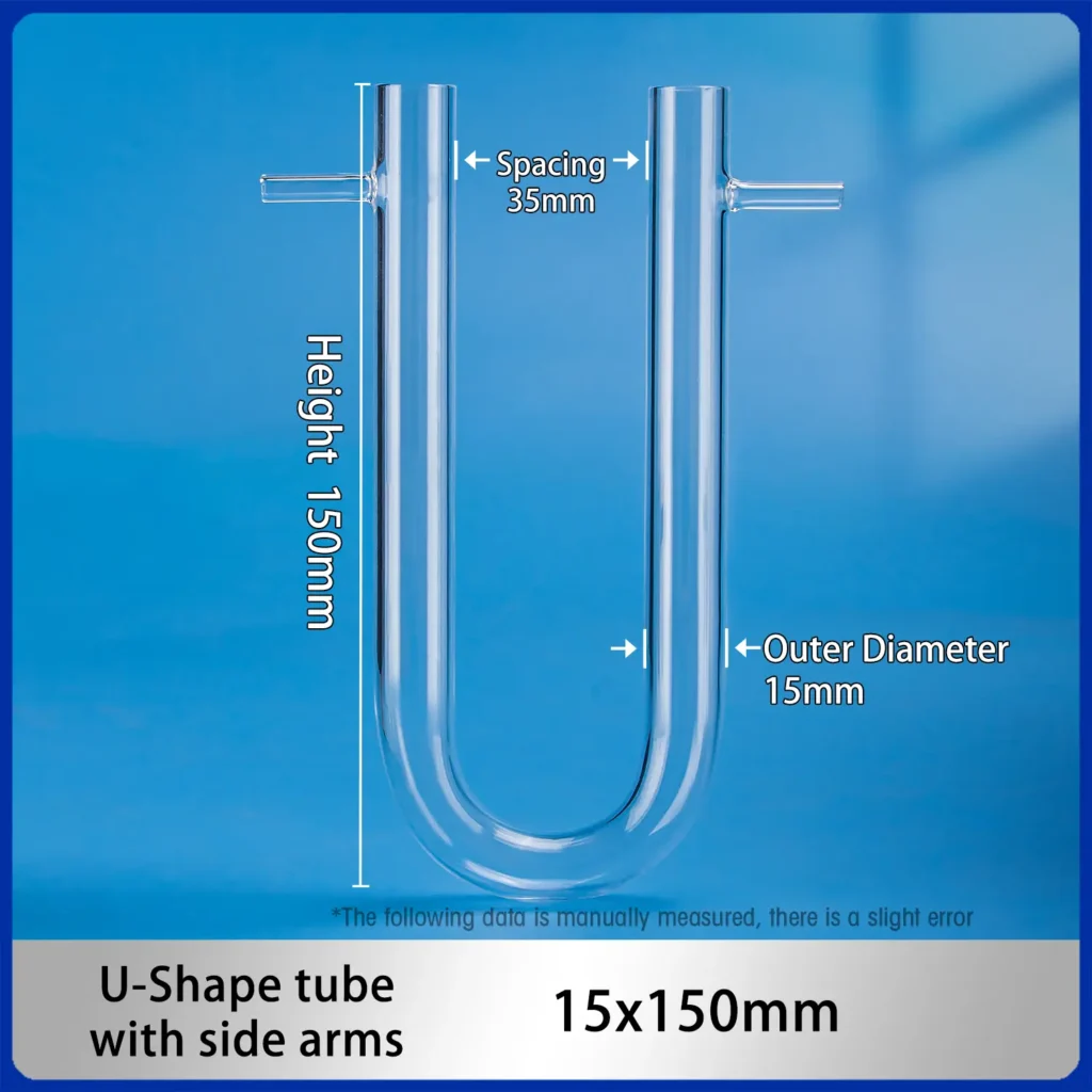 U-Shape tube with side arms 15x150mm
