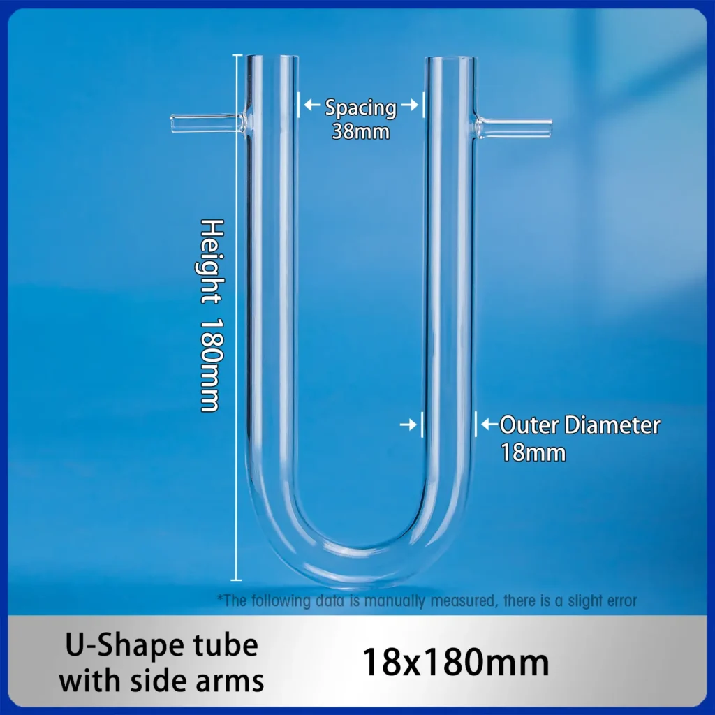 U-Shape tube with side arms 18x180mm